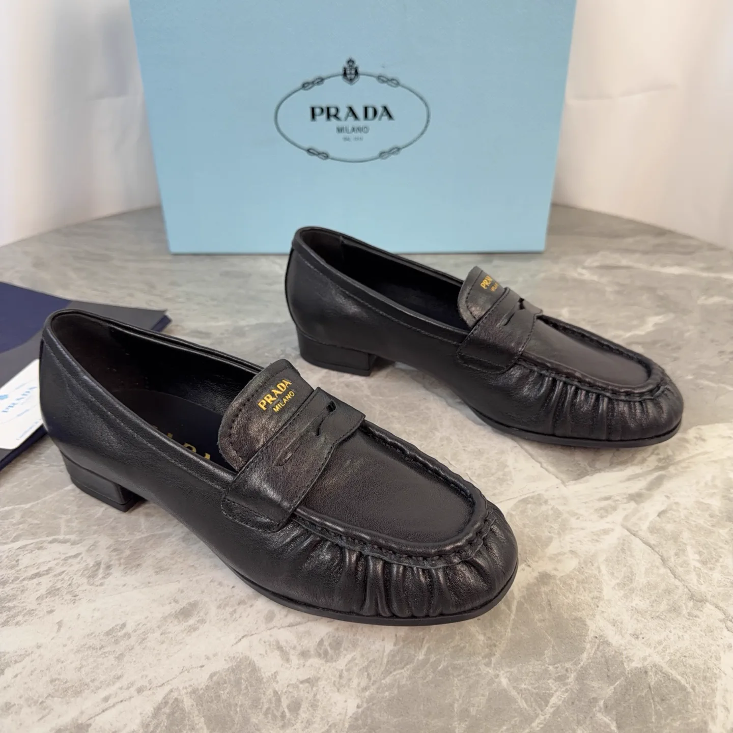 P Family Latest Style Leather Shoes image 1