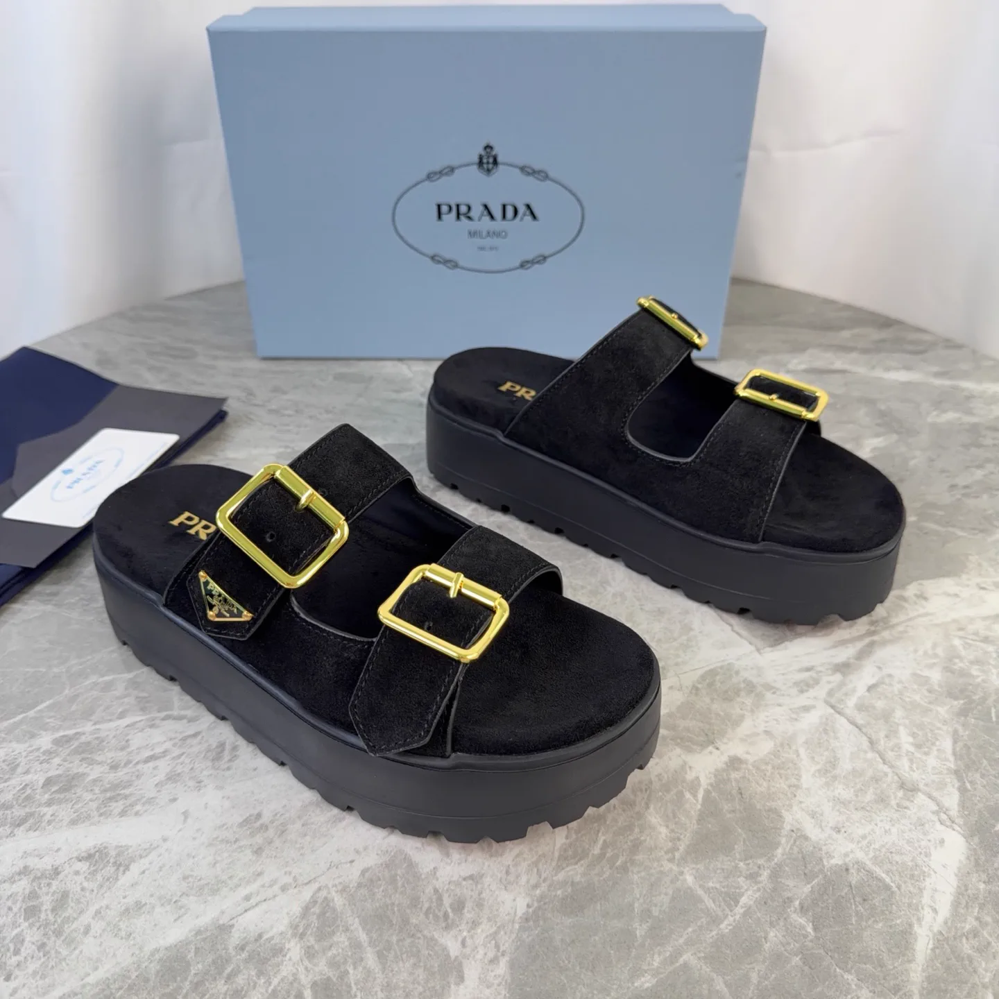 P Brand Latest Style Suede Leather Shoes image 1
