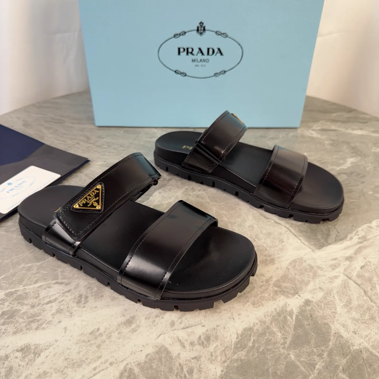 P Family Latest Style Leather Shoes image 1