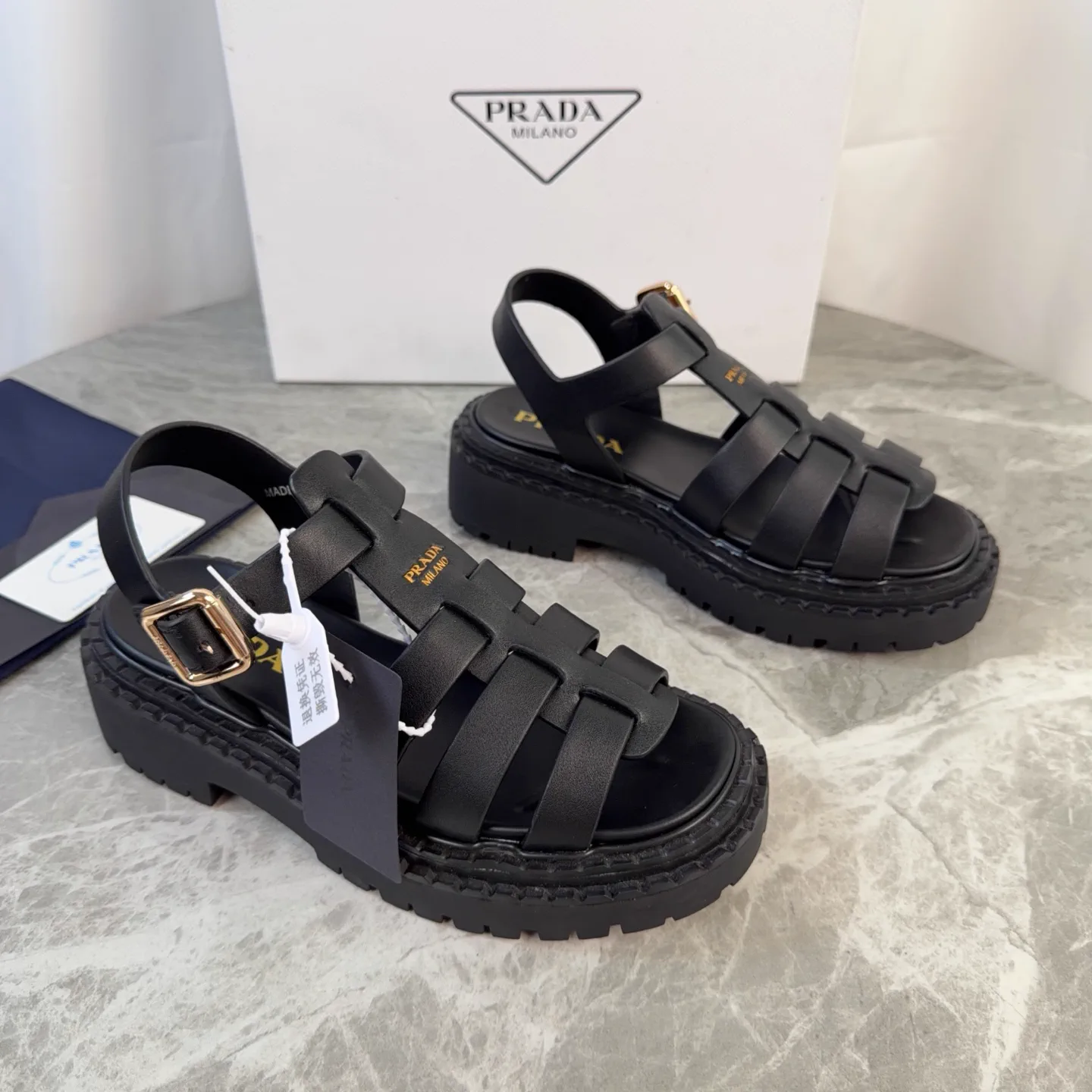 P Family Latest Style Leather Shoes image 1