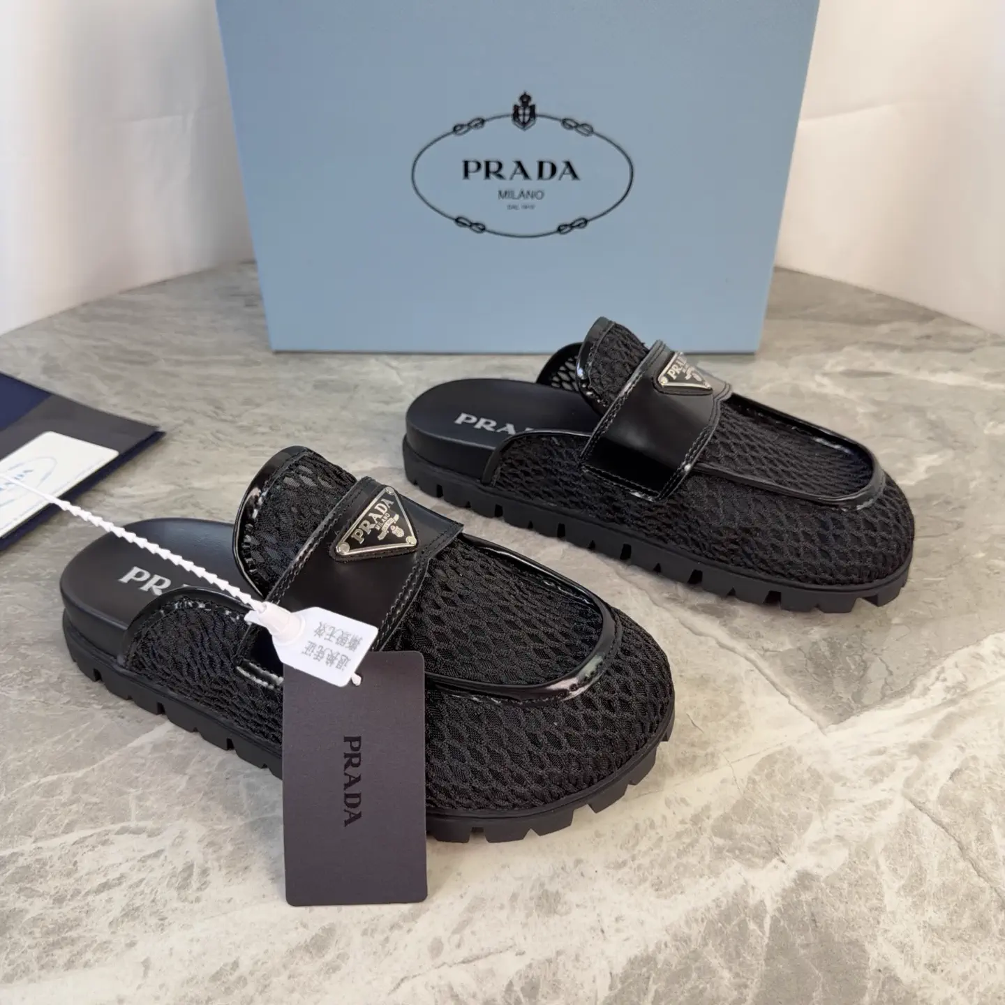 P Brand Latest Style Diamond Pattern Shoes image 1