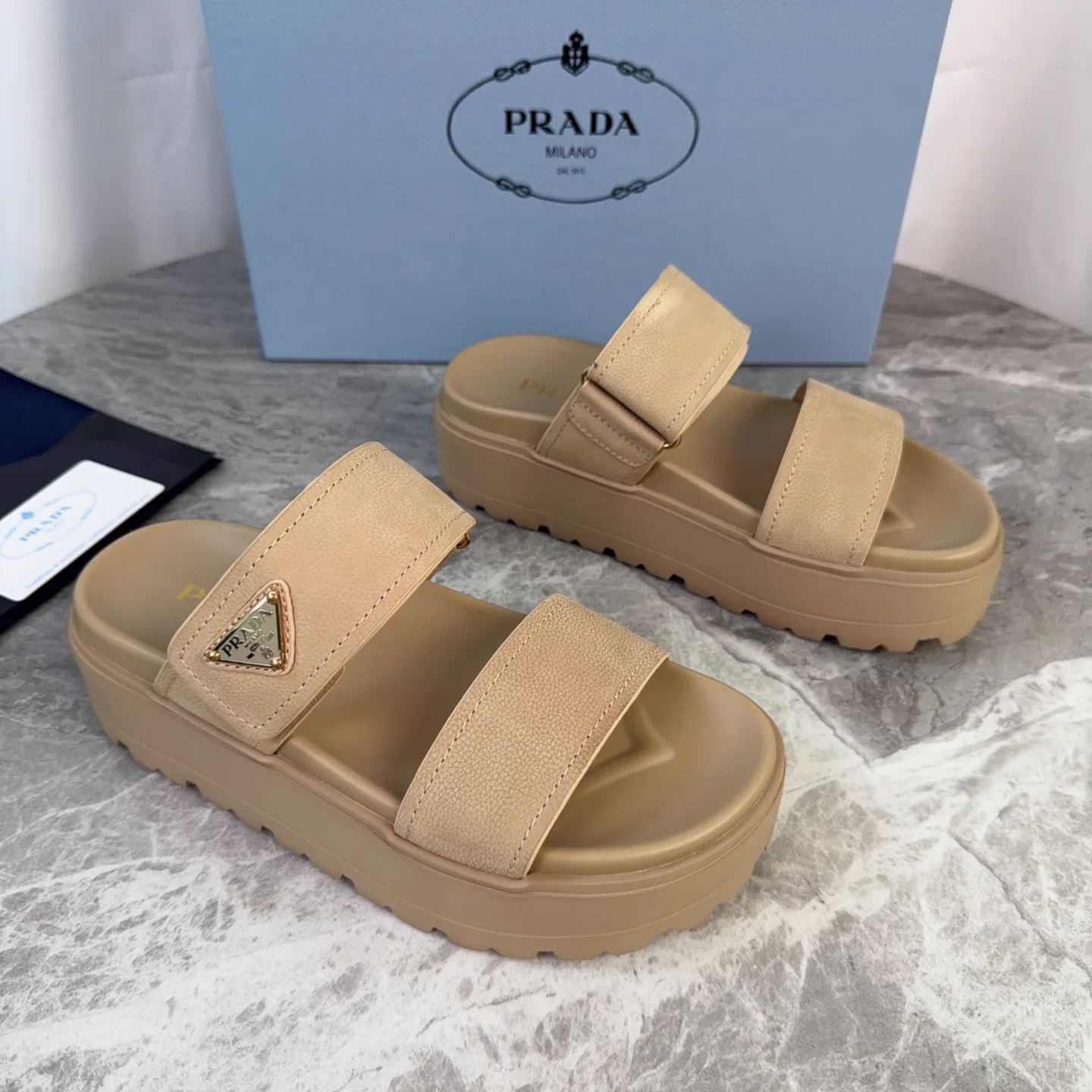 P Brand Latest Style Leather Sandals image 1