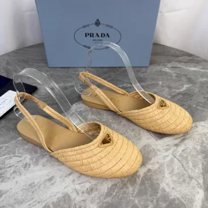 P Brand Latest Style Raffia and Sheepskin Shoes image 1