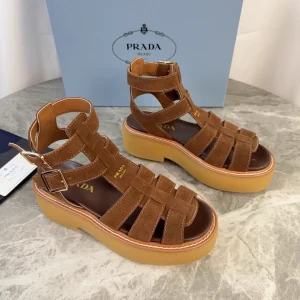 P Brand Latest Style Suede Leather Platform Shoes image 1
