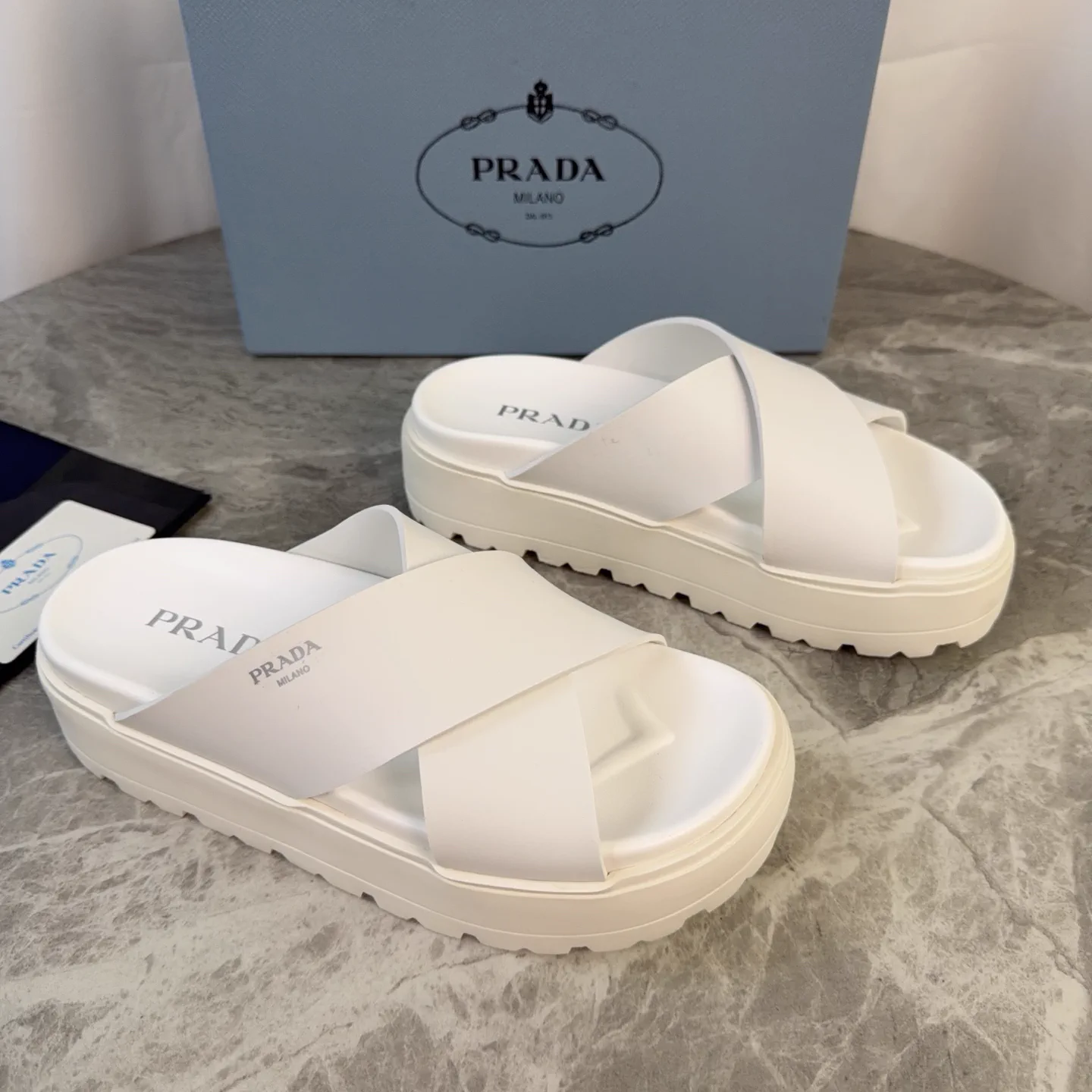 P Brand Latest Style Rubber Upper Lightweight Foam Sole Shoes image 1