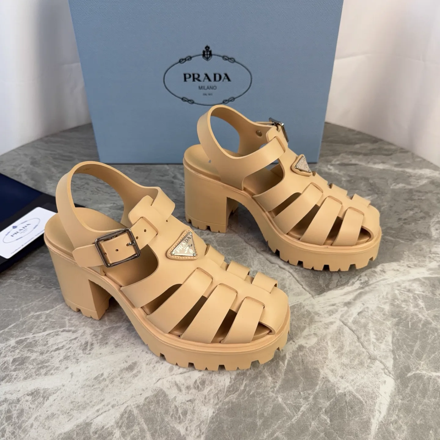P Brand Latest Style Rubber Upper Shoes image 1
