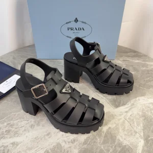P Family Latest Style Rubber Upper Shoes image 1