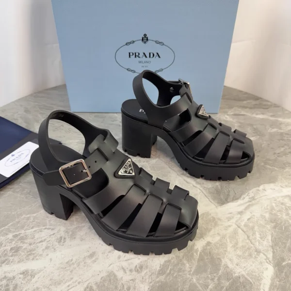 P Family Latest Style Rubber Upper Shoes image 1