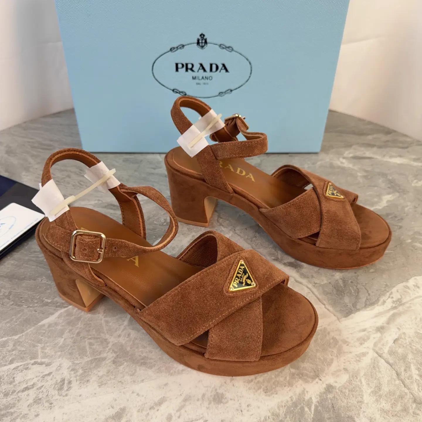 P Brand Latest Style Leather Heels image 1