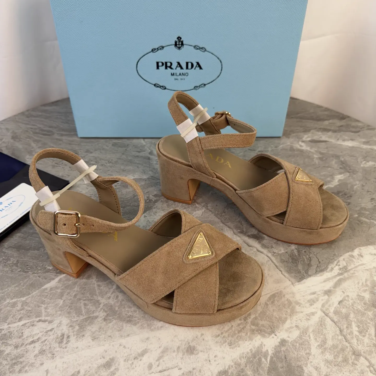 P Brand Latest Style Leather Heels image 1