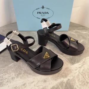 P Brand Latest Style Leather Heels image 1