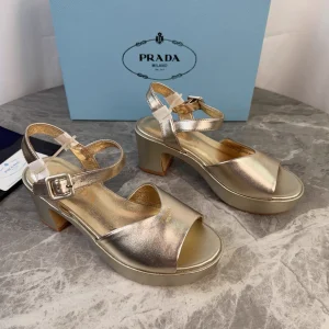 P Family Latest Style Leather Heels image 1