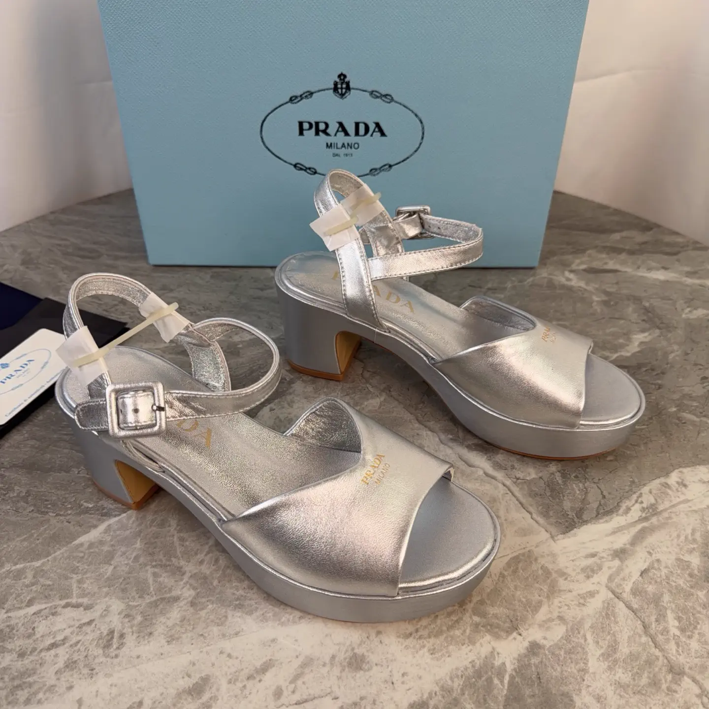 P Brand Latest Style Leather Heels image 1