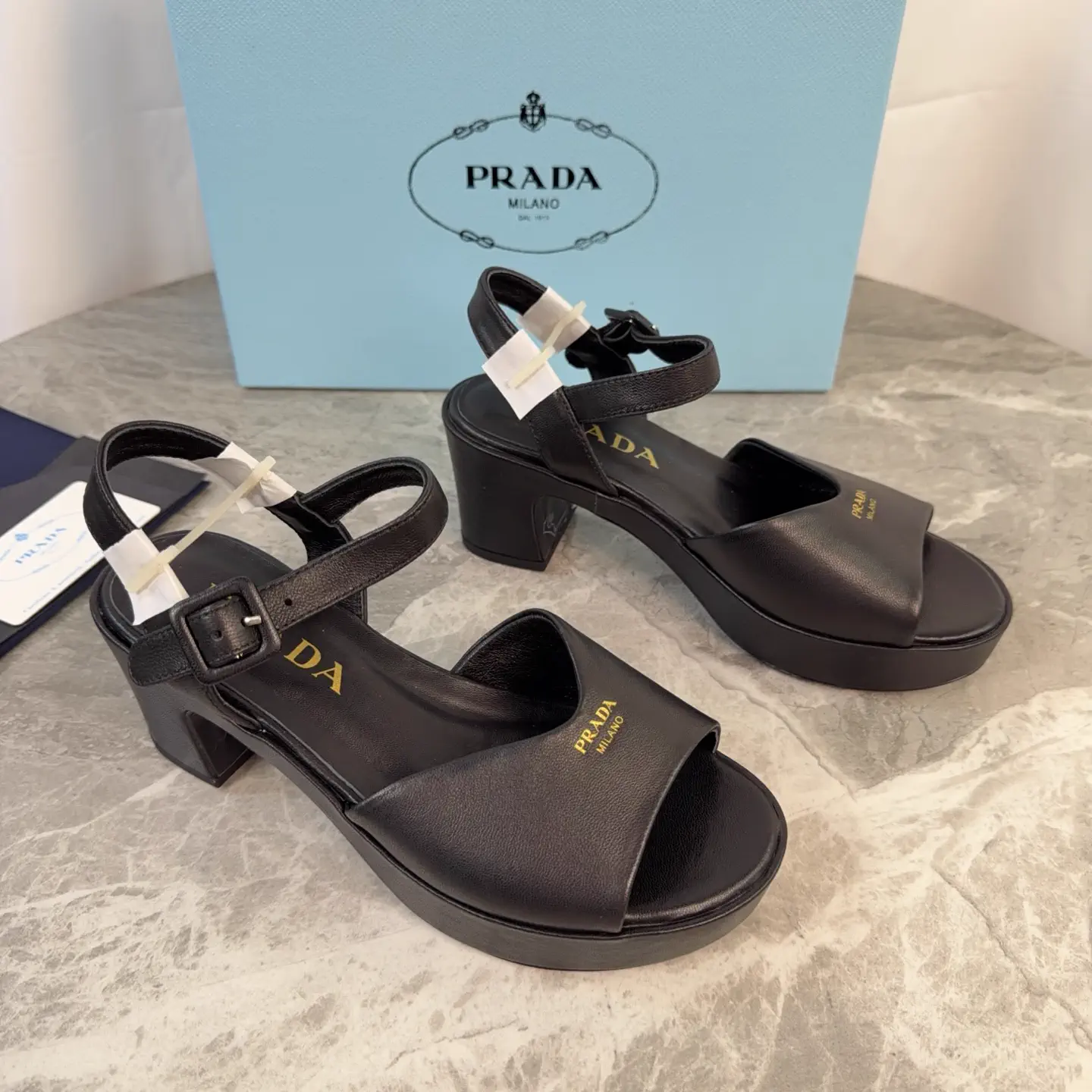 P Brand Latest Style Leather Heels image 1