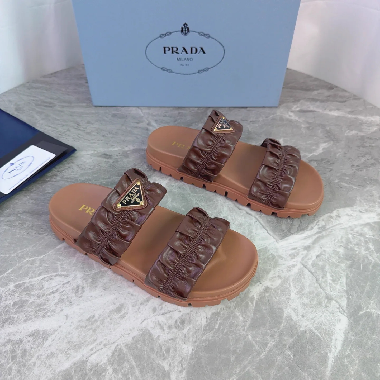 P Family Latest Style Leather Shoes image 1