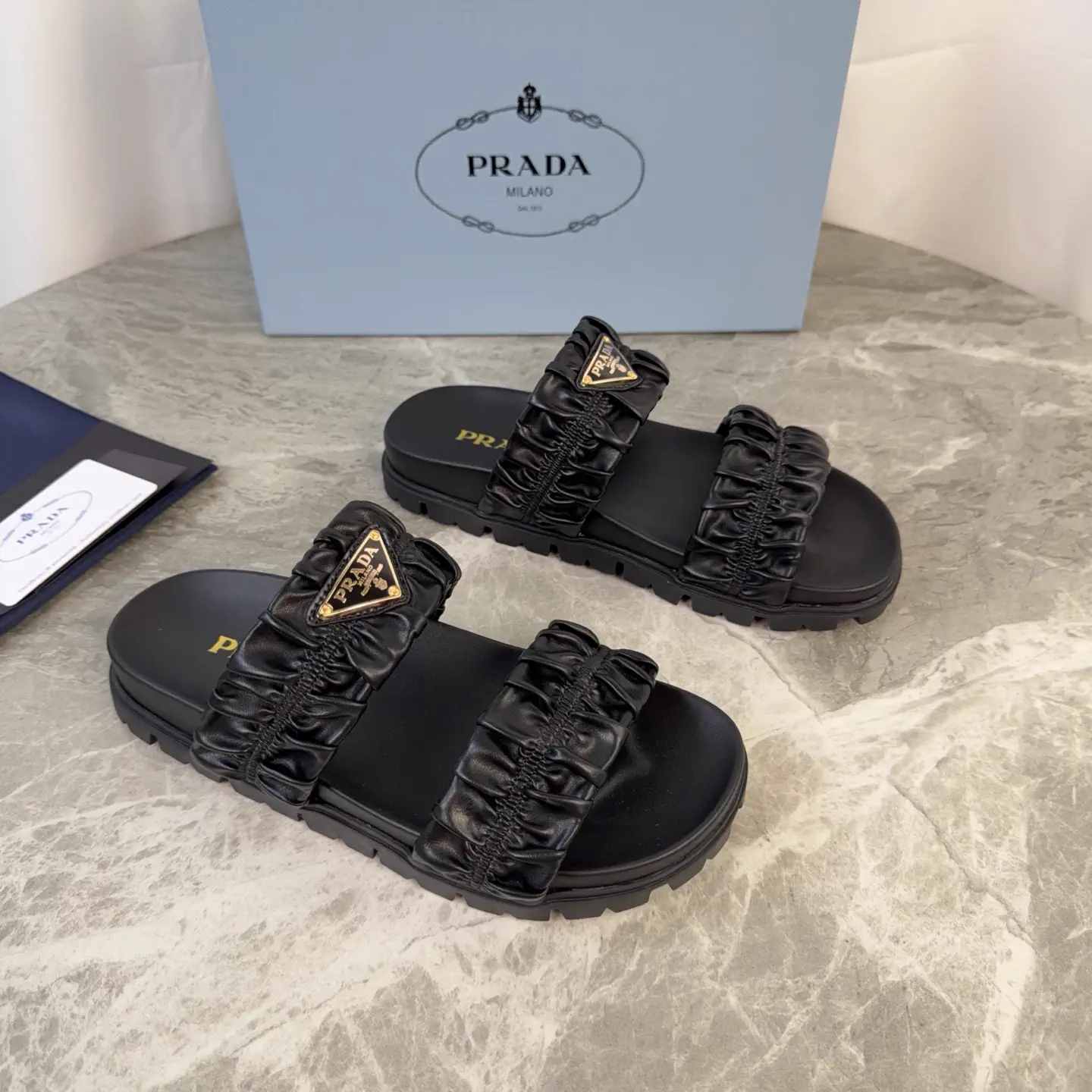 P Family Latest Style Leather Shoes image 1
