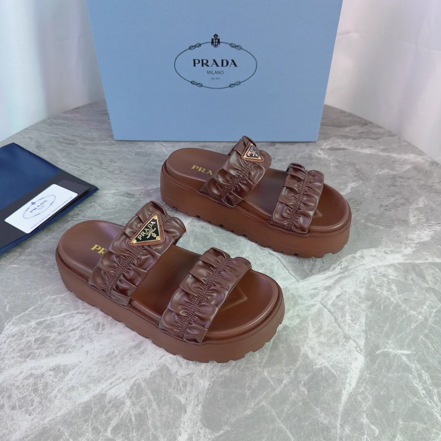 P Family Latest Style Leather Shoes image 1