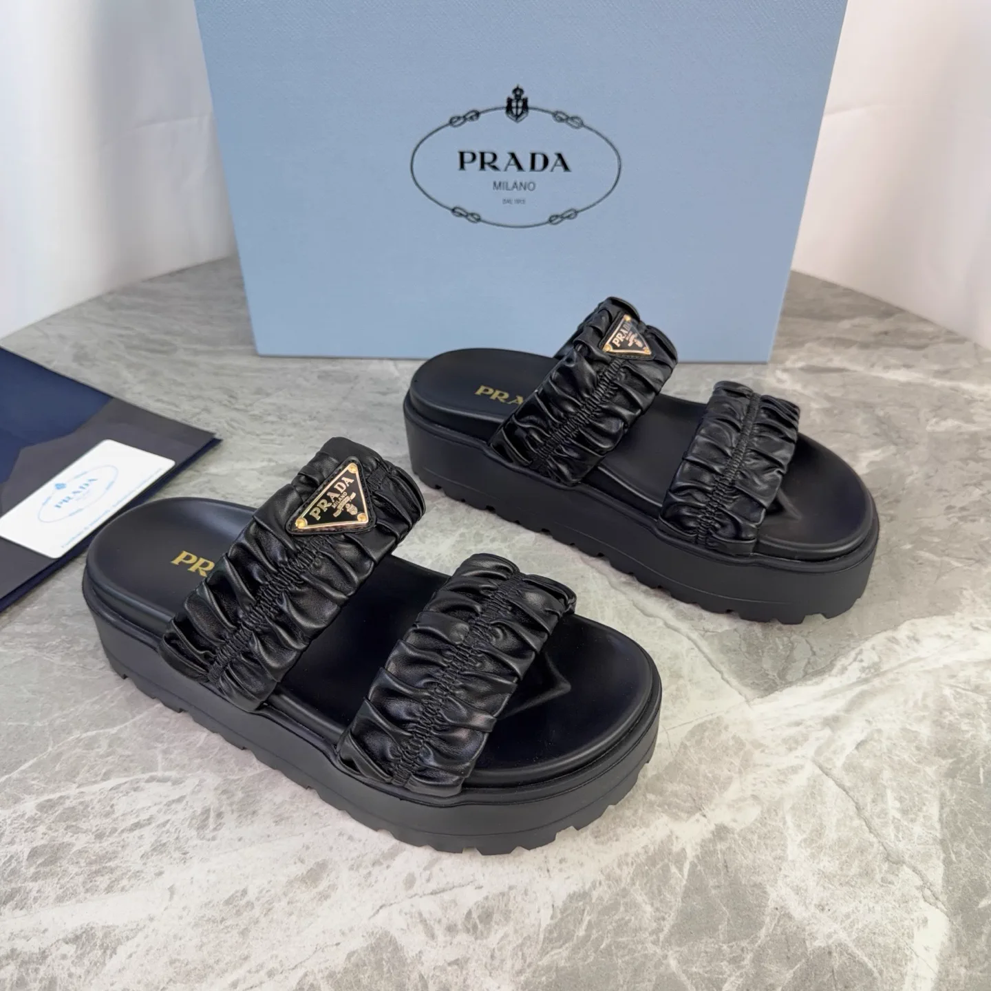 P Family Latest Style Leather Shoes image 1
