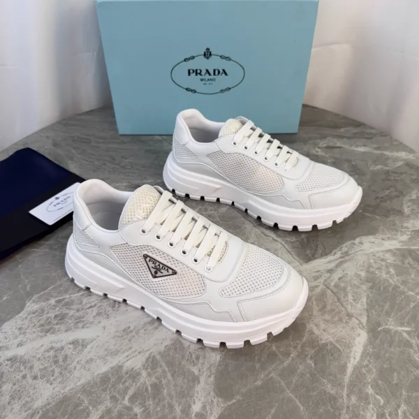 P Brand Latest Style Leather and Mesh Shoes image 1
