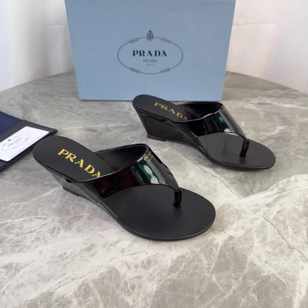 P Family Latest Style Leather Heel Shoes image 1