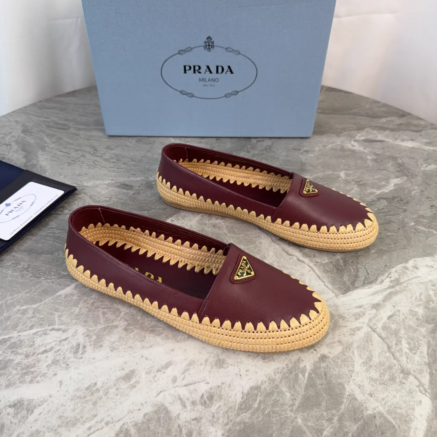 Handwoven Raffia and Sheepskin Shoes image 1