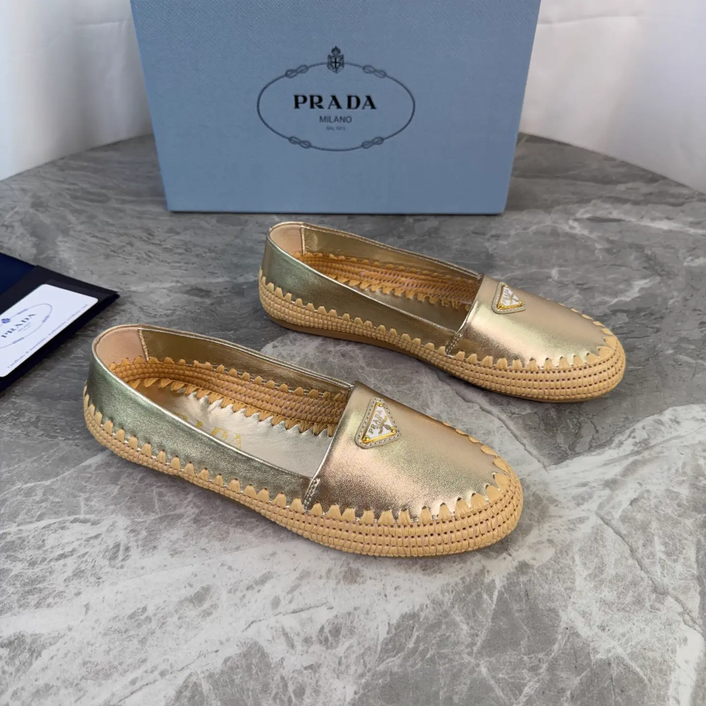 Handwoven Raffia and Sheepskin Shoes image 1