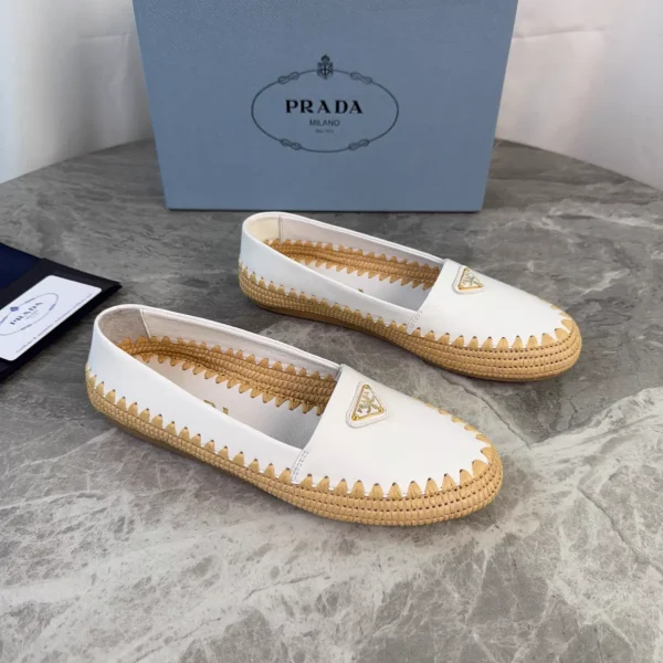 Handwoven Raffia and Sheepskin Shoes image 1