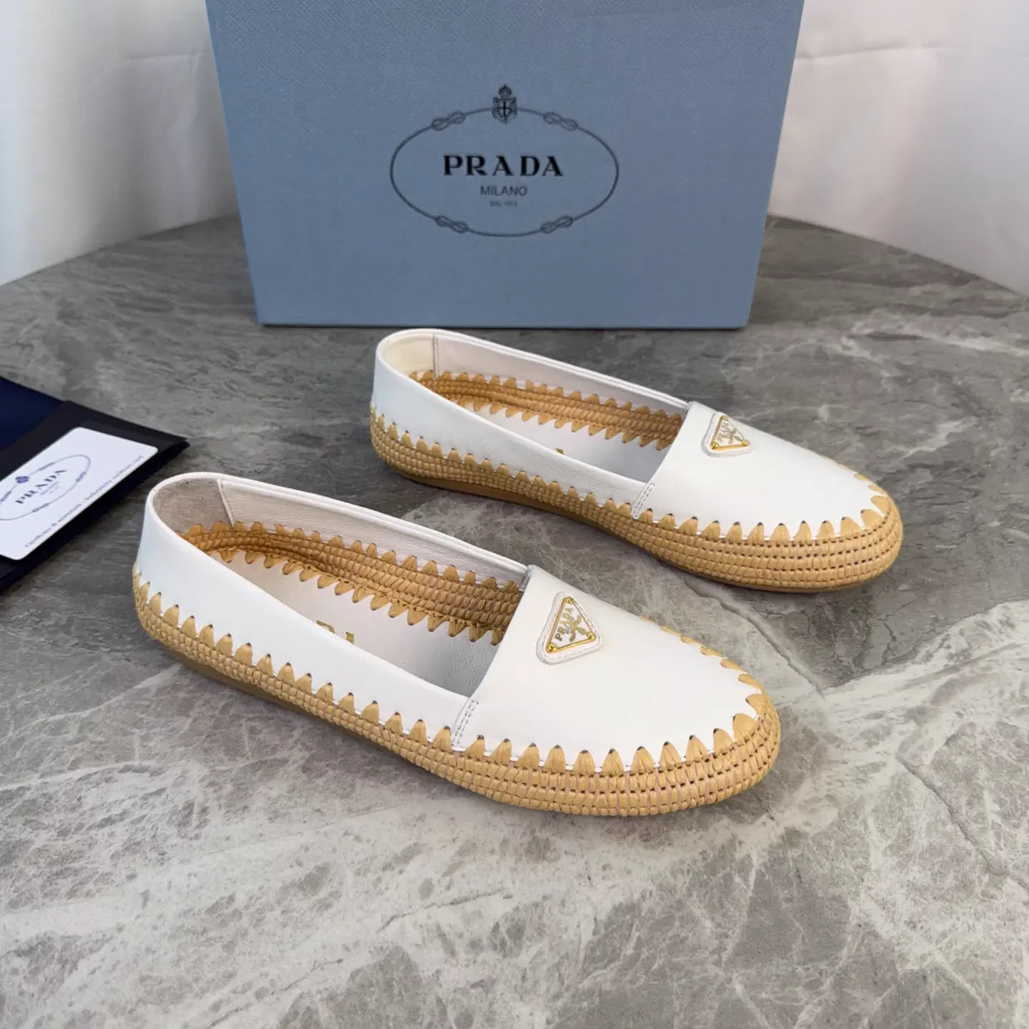 Handwoven Raffia and Sheepskin Shoes image 1