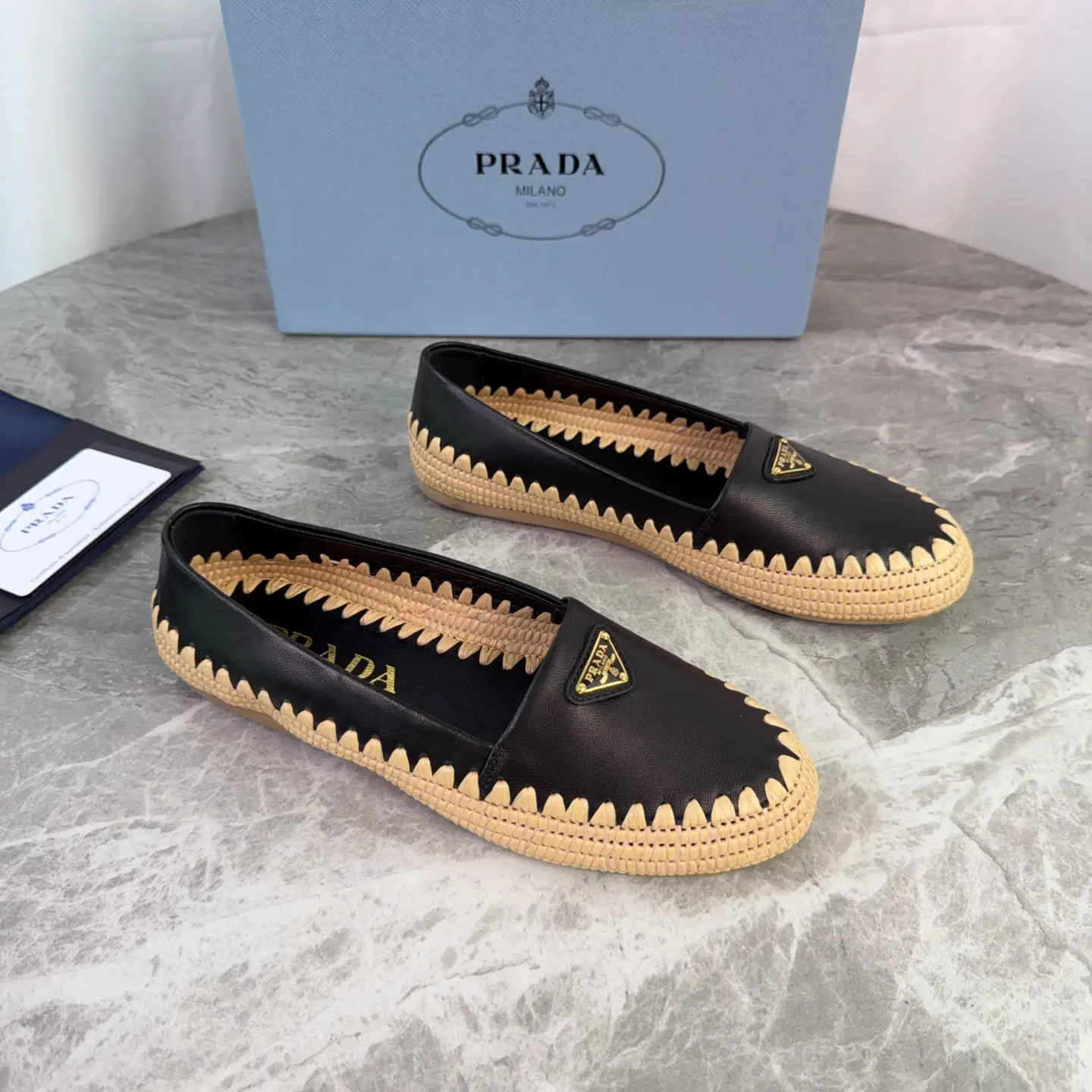 Handwoven Raffia and Sheepskin Sandals image 1
