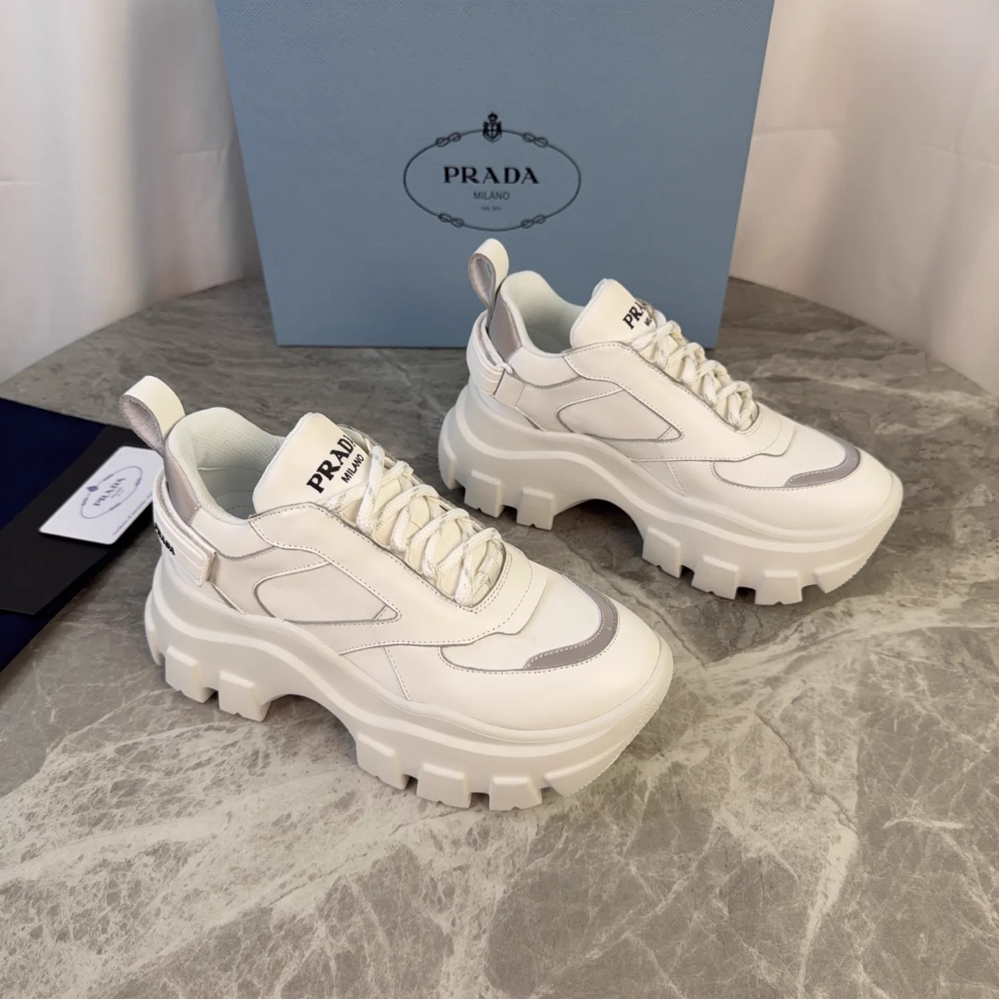 Men's Full Grain Leather Sneakers image 1