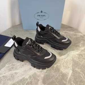 P Family Latest Style Full Grain Leather Upper Breathable Mesh Lining image 1