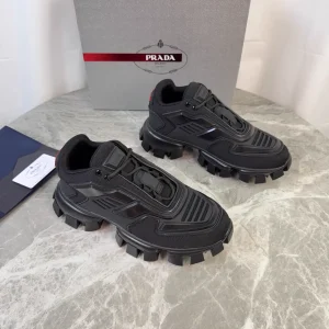 P Brand Classic Style Knit Upper Leather Lining Cushioned Sole image 1
