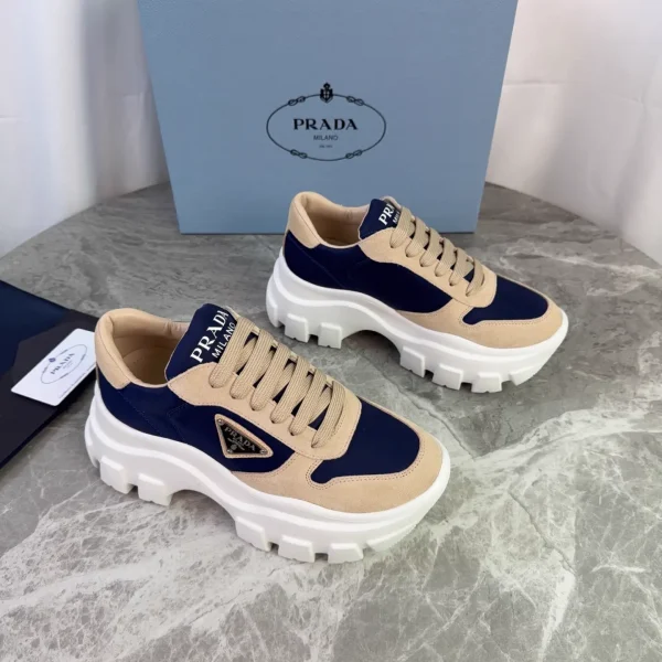 P Brand Latest Style High Gloss Suede Leather Shoes image 1