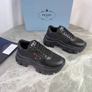 P Brand Latest Style High Gloss Suede Leather Shoes image 1
