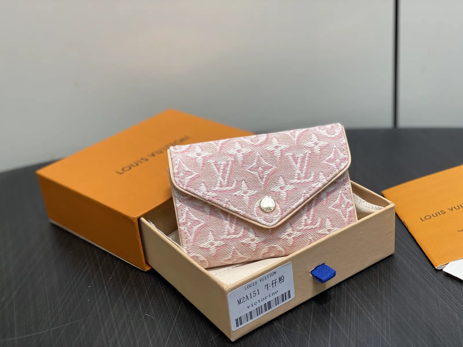 Louis Vuitton Pink Monogram Victorine Wallet image 1