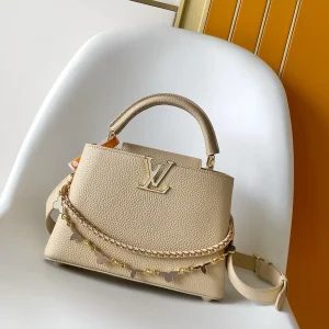 Louis Vuitton Capucines BB Top Handle Bag with Flower Chain Detail image 1