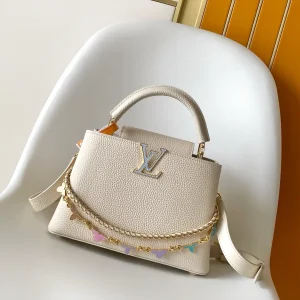 Louis Vuitton Capucines BB Top Handle Bag with Flower Chain Detail image 1
