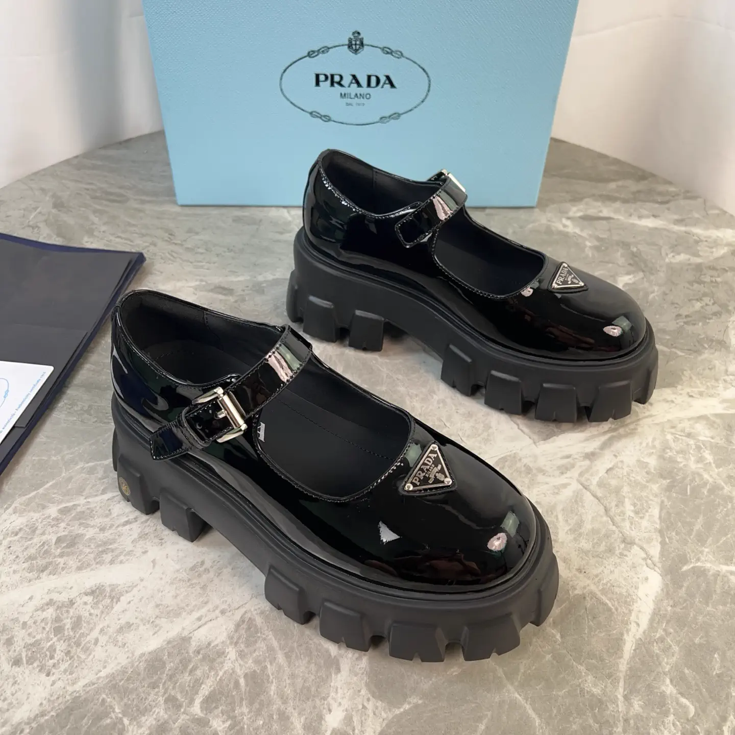 P Family Latest Style Leather Shoes image 1