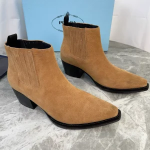 P Family Latest Style Suede Leather Shoes image 1