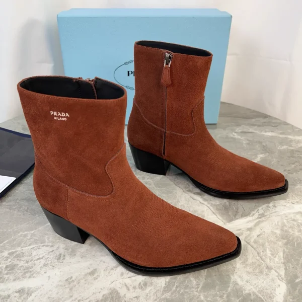 P Brand Latest Style Split Leather and Suede Shoes image 1