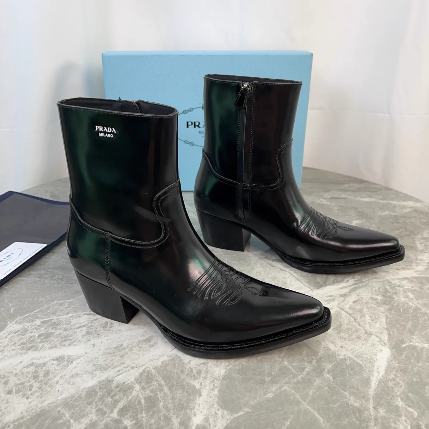 P Brand Latest Style Leather Shoes image 1