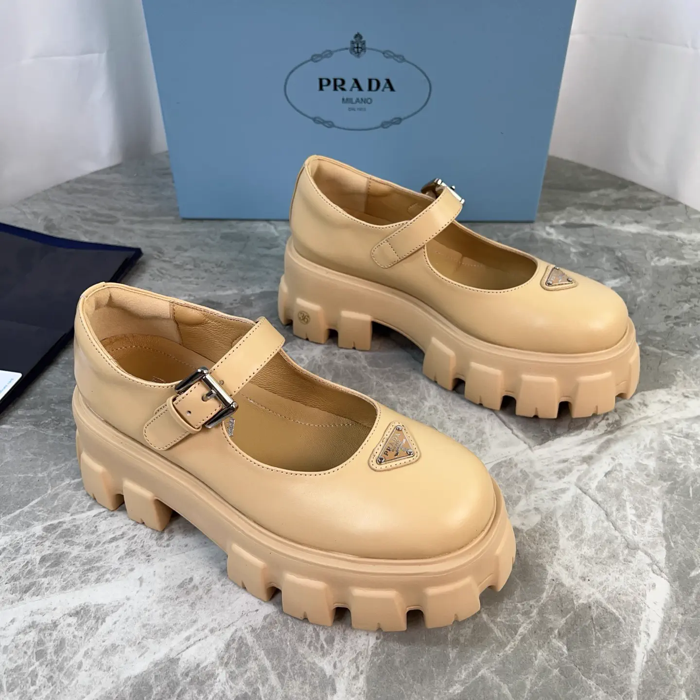 P Brand Latest Style Leather Shoes image 1