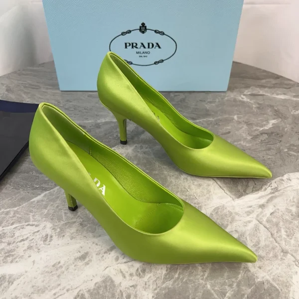 P Family Latest Style Silk Satin Shoes image 1