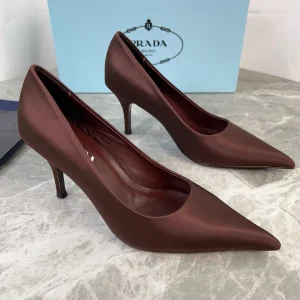 P Family Latest Style Silk Satin Shoes image 1