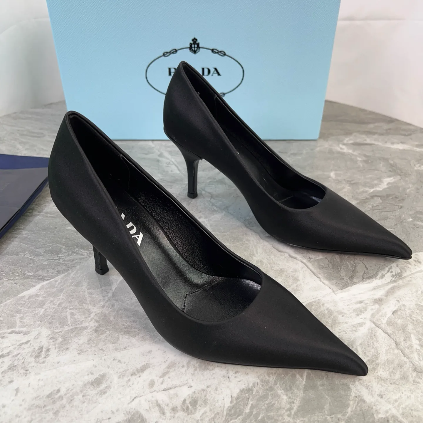 P Family Latest Style Silk Satin Evening Shoes image 1