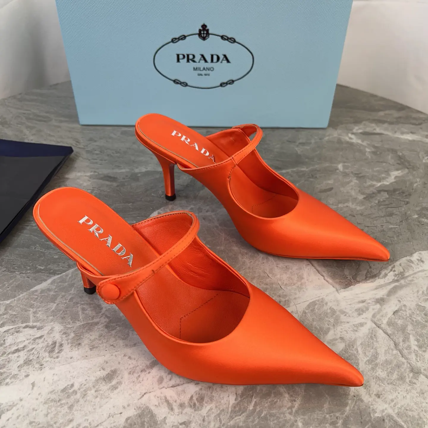 P Family Latest Style Silk Satin Shoes image 1