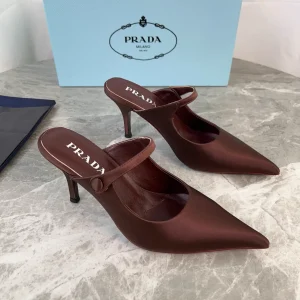 P Latest Style Silk Satin Shoes image 1
