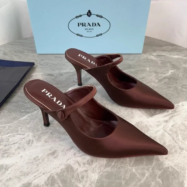 P Latest Style Silk Satin Shoes image 1