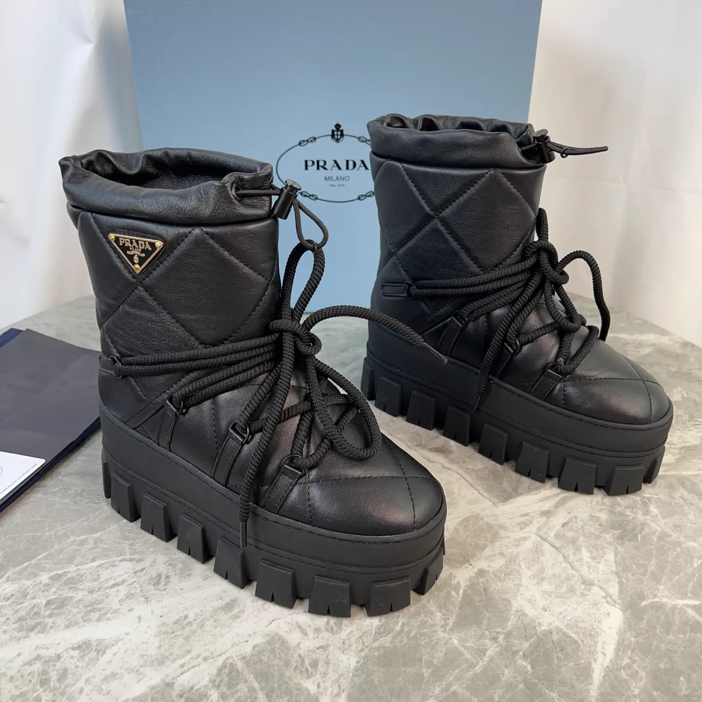 P Family Latest Style Top Version Leather Boots image 1