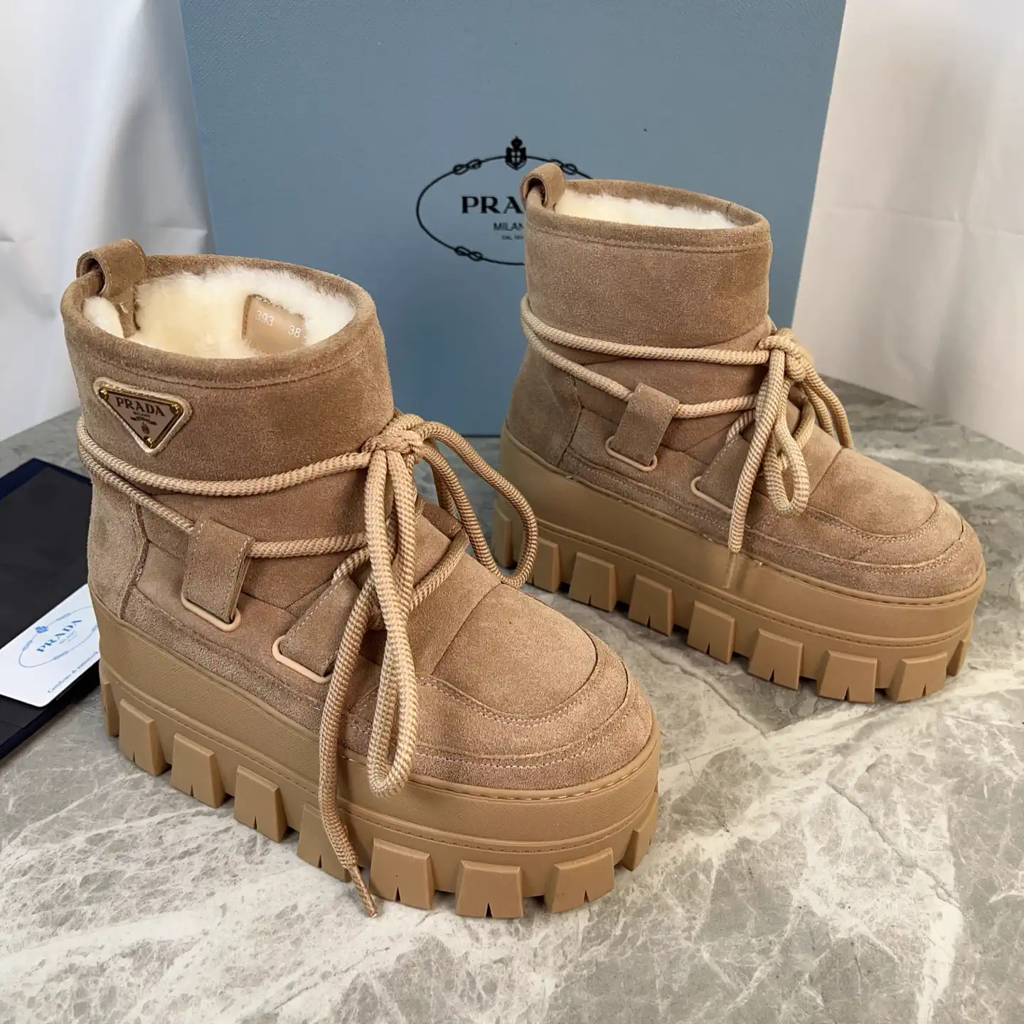 P Family Latest Top Version Leather Boots image 1